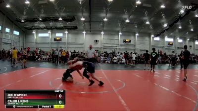 144 lbs Round 1 (4 Team) - Joe D`Amico, Ohio Titan vs Caleb Likens, Osprey WC