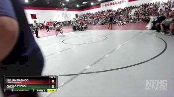 100 lbs Quarterfinal - Lillian Raghoo, Canyon Springs vs Alyssa Prado, Mayfair