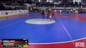 6A 182 lbs Champ. Round 1 - Savian Graham, McAdory High School vs Randall Jaquez, Homewood Hs