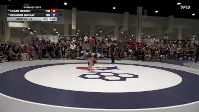 79 lbs Champ. Round 2 - Logan Messer, Patriot Elite Wrestling Club vs Brandon Murray, Cyclone Regional Training Center