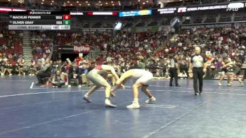 3A-165 lbs Cons. Round 2 - Macklin Penner, Western Dubuque vs Oliver Gray, Urbandale