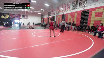 115 lbs Cons. Round 2 - Sofia Ardilla-Arredondo, Murrieta Mesa vs Grace Petyo, Great Oak