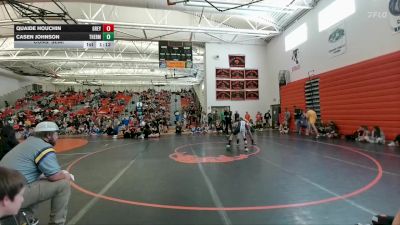126 lbs Cons. Semi - Quaide Houchin, Greybull MS vs Casen Johnson, Thermopolis Middle School