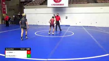 83 lbs Quarterfinal - Jack Baker, California vs Nathan Reynolds, California Grapplers