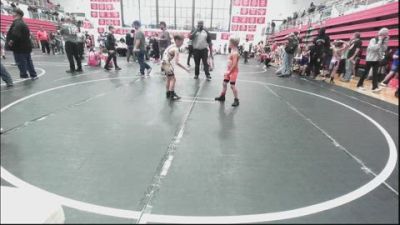 61 lbs Consolation - Steven Smith, Lexington Wrestling Club vs Eldon Boevers, Harrah Little League Wrestling