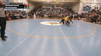 157 lbs 1st Place Match - Nicolas Walker, Cape Henlopen H S vs Jerusalem Howard, Lake Forest H S