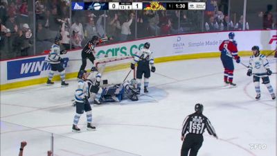 Rian Chudzinski Doubles Moncton's Lead With Extra Effort At The Net
