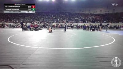 B4A-132 lbs Quarterfinal - Chance Fisher, Tuttle vs Cash Stapleton, Cushing