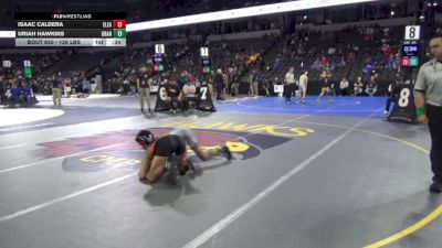 126 lbs Consi Of 32 #2 - Isaac Caldera, Eleanor Roosevelt (SS) vs Uriah Hawkins, Granite Hills (SD)