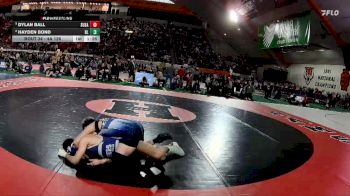 4A 126 lbs Champ. Round 1 - Dylan Ball, Sugar-Salem vs Hayden Bond, Bear Lake
