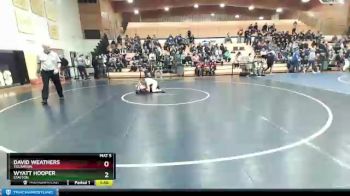 120 lbs Champ. Round 1 - David Weathers, Tillamook vs Wyatt Hooper, Stayton