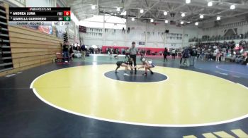110 lbs Champ. Round 2 - Izabella Guerrero, San Ramon Valley vs Andrea Luna, Freedom