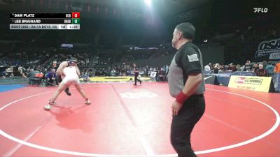 2A/1A Boys 190 1st Place Match - Lee Brainard, Oakridge Boys vs Sam Platz, Union / Cove Boys