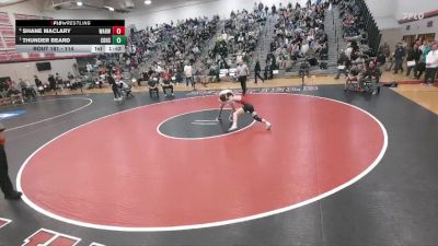 114 lbs Semifinal - Thunder Beard, Central Dauphin Hs vs Shane Maclary, Warwick Hs