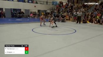 106 lbs Quarterfinal - Peter Henderson, Warrior Wrestling vs Jake Crapps, Liberty Wrestling Club