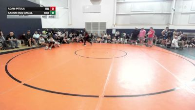 220 lbs Round Robin 2 - Adam Pitula, Freakztyle Purple - HS vs Aaron Ruiz-Angel, Mount Airy - HS