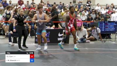 79 kg Rnd Of 16 - David Carr, Cyclone RTC/ TMWC vs Matthew Bianchi, Arkansas RTC