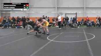 155 lbs Round 2 (10 Team) - Mason Massaro, Brecksville vs Oliver Conrad, Notre Dame Lions