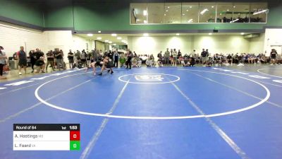 190 lbs Round Of 64 - Adin Hastings, MD vs Lane Foard, VA