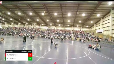 46 lbs Semifinal - Paxton Pitcher, Sanderson Wrestling Academy vs Metz Cluff, Sons Of Atlas