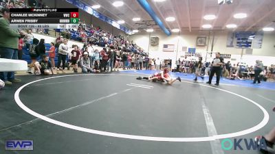 95 lbs Rr Rnd 1 - Chanlee McKinney, Woodland Wrestling Club vs Arwen Frisby, Skiatook Youth Wrestling