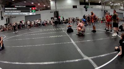 140 lbs Round 4 (6 Team) - Weston Roth, Kardiac Kidz vs David Butenewicz, Yale Street