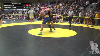 250 lbs 5th Place Match - Andrew Cotta, Clark vs Anthony Clark, Bruin Elite