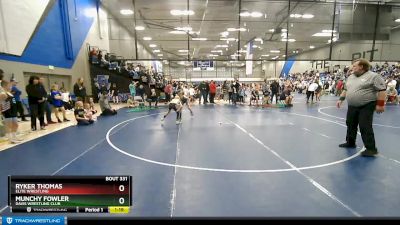 73 lbs Cons. Round 4 - Ryker Thomas, Elite Wrestling vs Munchy Fowler, Davis Wrestling Club