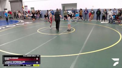 65 lbs Round 1 - Lanikai Ostermiller, Pioneer Grappling Academy vs Eowyn Esmay, Alaska