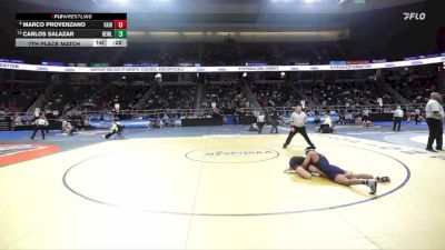 I-124 lbs 7th Place Match - Marco Provenzano, Fairport vs Carlos Salazar, Hewlett