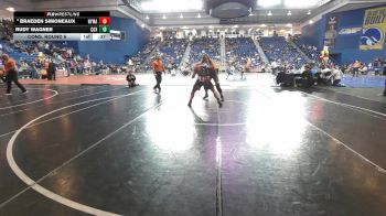 190 lbs Cons. Round 6 - Braeden Simoneaux, NY Military Academy vs Rudy Wagner, Frank W Cox