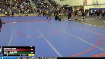 84 lbs 5th Place Match - Beckett Hibbs, Laguna Hills Hawkeye WC vs Ryan Melendez, Neutral Grounds