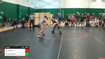 126 lbs Final - Alessandra Elliott, Tottenville, NY vs Mia Macaluso, Minisink Valley