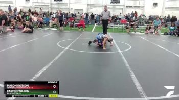 52 lbs Round 1 (6 Team) - Mason Kotson, Team West Virginia Gold vs Easton Wilson, 84 Athletes