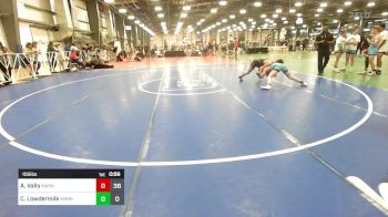 105 lbs Rr Rnd 2 - Anthony Valls, Mat Assassins vs Cael Lowdermilk, Warner Elite