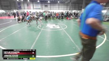 120 lbs Cons. Round 3 - Ahriana Scales, D1 Elite Wrestling Club vs Skylar Schaefer, Heavy Hitting Hammers