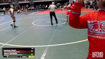 135 lbs Champ. Round 1 - Keagan Frost, East Anchorage High School vs Brian Grabner, Student Wrestling Development Program