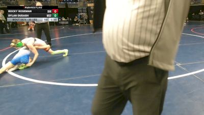 80 lbs Quarterfinal - Rocky Roseman, Shikellamy vs Dylan Dudash, West Middlesex