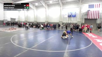 120 lbs Champ. Round 1 - Owen Petrich, Pleasant Grove vs Nicholas Wees, Roy
