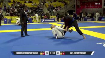 Axel Axeltoft Tregart vs Fabrício Lopes Nunes De Barros 2025 World Jiu-Jitsu IBJJF Championship