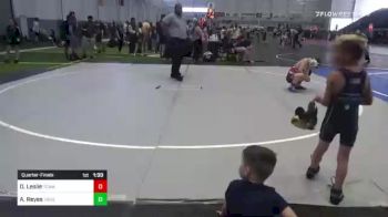 106 lbs Quarterfinal - Anjelo Reyes, Toros WC vs Duane Leslie, Team Real Life