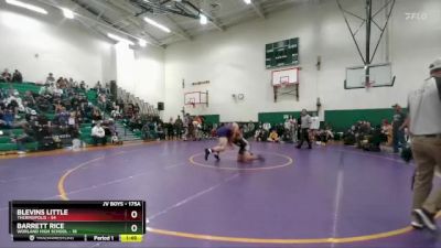 175A Round 5 - Blevins Little, Thermopolis vs Barrett Rice, Worland High School