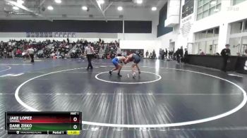 132 lbs Champ. Round 1 - Dane Zisko, Fountain Valley vs Jake Lopez, Sonora