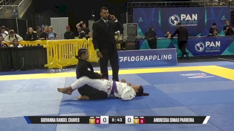 Andressa Simas Parreira vs Giovanna Rangel Chaves 2025 Pan Jiu Jitsu IBJJF Championship