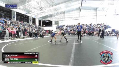 67 lbs Semifinal - Kade Chilson, Victory vs Jack Leonard, Open Mats