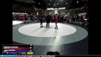 170 lbs Round 2 (16 Team) - Dawson Whitney, TCWA vs Oren Freison, BAWA