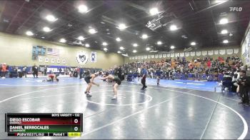132 lbs Cons. Round 6 - Daniel Berrocales, El Diamante vs Diego Escobar, Overfelt