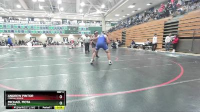 215 lbs Champ. Round 1 - Michael Mota, Ramona vs Andrew Pintor, Corona Senior