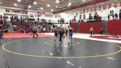 120 lbs Champ. Round 1 - Martha Willard, Iowa City High vs Piper Faler, Columbus/WMU