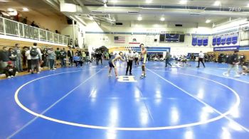 150 lbs Champ. Round 2 - Dani Nunez, Ygnacio Valley vs Logan Largusa, Newark Memorial